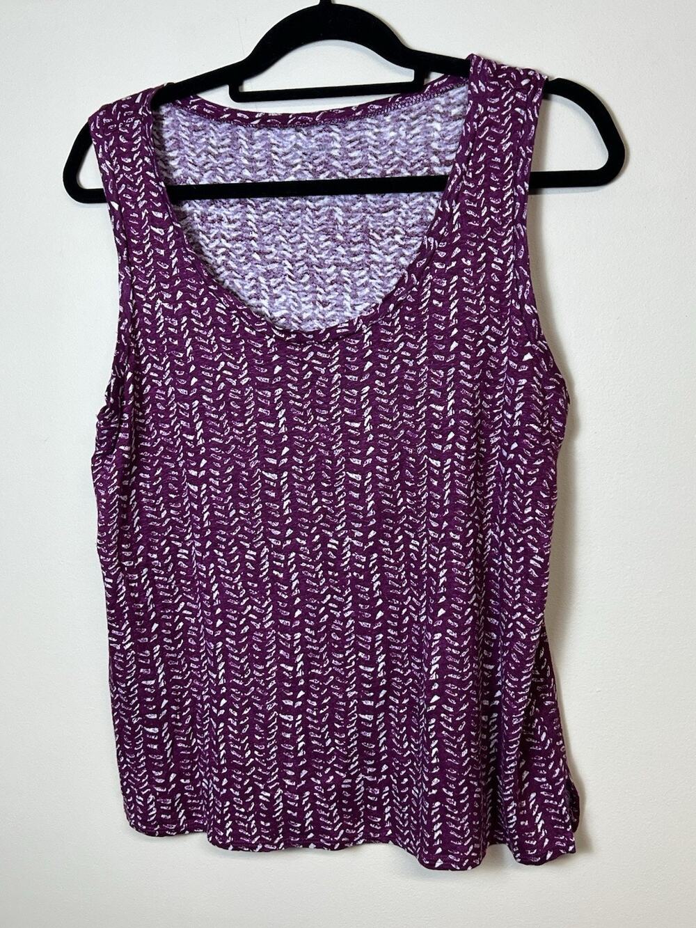 Garnet Hill Women Small Organic Linen Sleeveless Top Size Lagenlook Relaxed